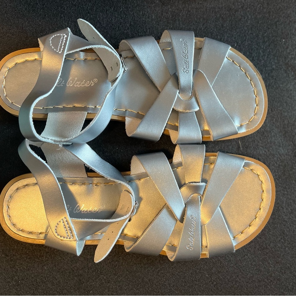 Women’s Saltwater Sandals - Silver